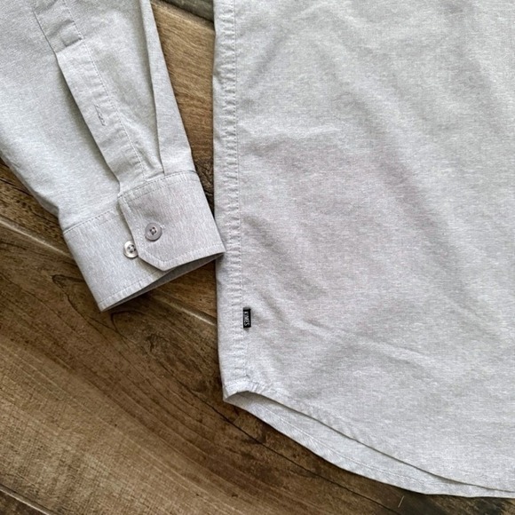 Kimes Ranch Mens Linville Long Sleeve Dress Shirt, Grey Heather, XXL - Picture 6 of 13